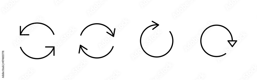 Refresh icons set. Reload sign and symbol. Update icon. Refresh icons set. Reload sign and symbol. Update icon.
