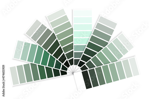 Color palette of dirty green. Graphic decor. Design art. Home interior concept. Vector illustration. Stock image. 