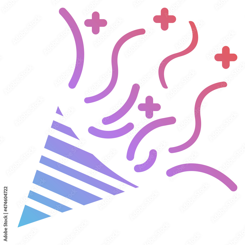 Obraz premium confetti