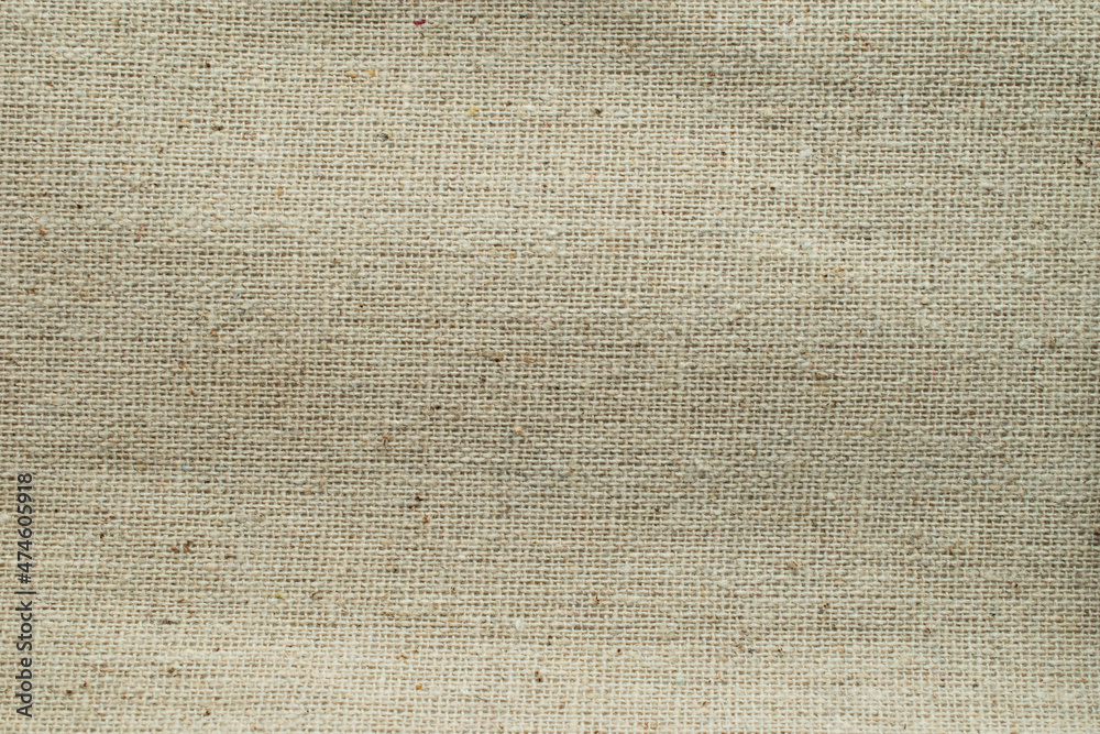 Fototapeta premium old canvas fabric texture and surface background. Eco concept