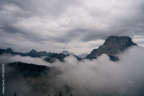  view of mount Civetta in Dolonites, Italy photo