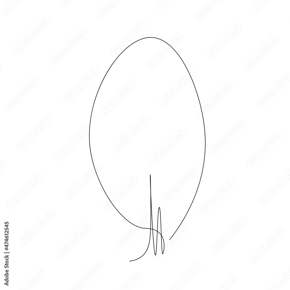 Tree silhouette line drawing vector illustration Tree silhouette line drawing vector illustration