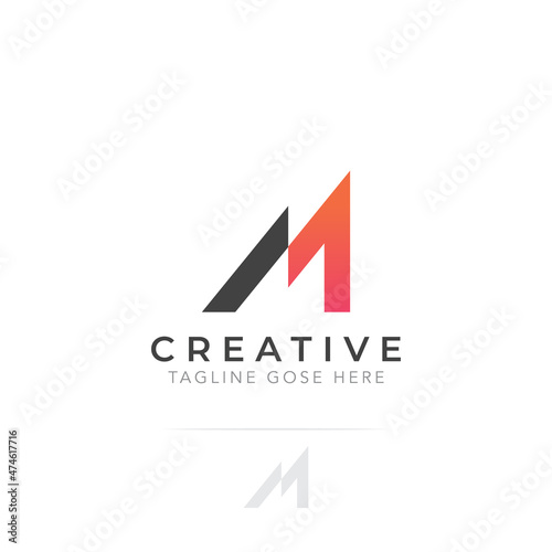 Letter M logo Simple