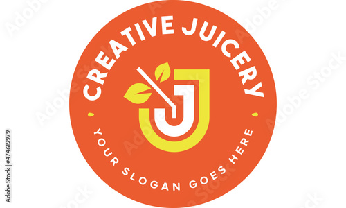 Juicery logo template