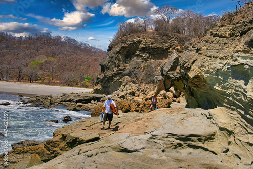 Visiting the beaches of southern Nicaragua © L. Paul Mann