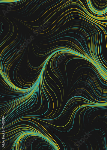 Abstract Perlin Noise Geometric Pattern generative computational art illustration