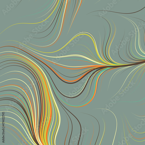 Abstract Perlin Noise Geometric Pattern generative computational art illustration