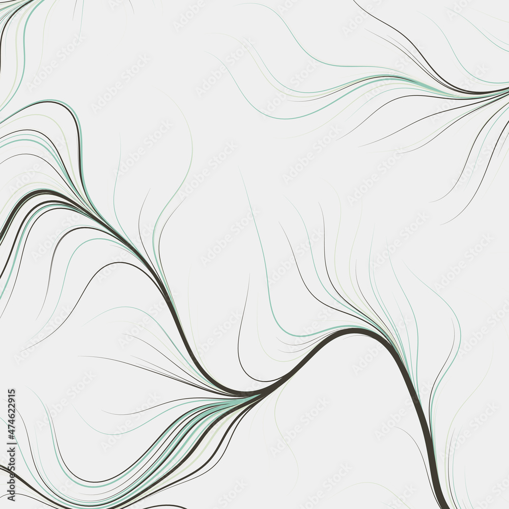 Fototapeta premium Abstract Perlin Noise Geometric Pattern generative computational art illustration