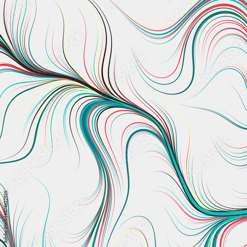 Abstract Perlin Noise Geometric Pattern generative computational art illustration
