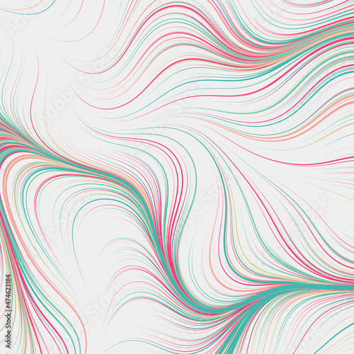Abstract Perlin Noise Geometric Pattern generative computational art illustration
