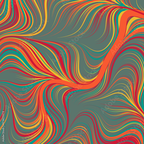 Abstract Perlin Noise Geometric Pattern generative computational art illustration