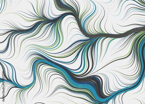 Abstract Perlin Noise Geometric Pattern generative computational art illustration
