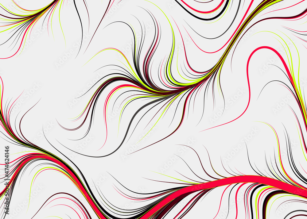 Fototapeta premium Abstract Perlin Noise Geometric Pattern generative computational art illustration