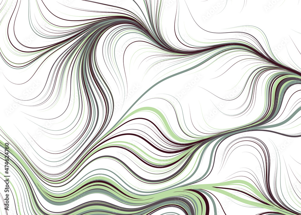 Fototapeta premium Abstract Perlin Noise Geometric Pattern generative computational art illustration