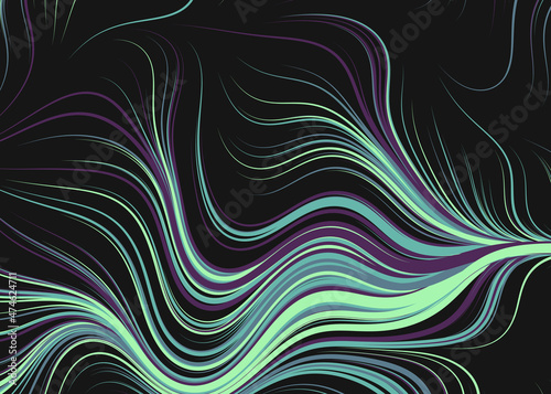 Abstract Perlin Noise Geometric Pattern generative computational art illustration
