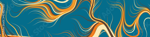 Abstract Perlin Noise Geometric Pattern generative computational art illustration