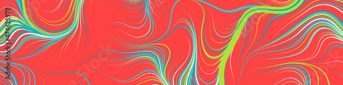 Abstract Perlin Noise Geometric Pattern generative computational art illustration