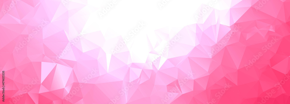 Obraz premium Abstract Geometric Polygonal banner background
