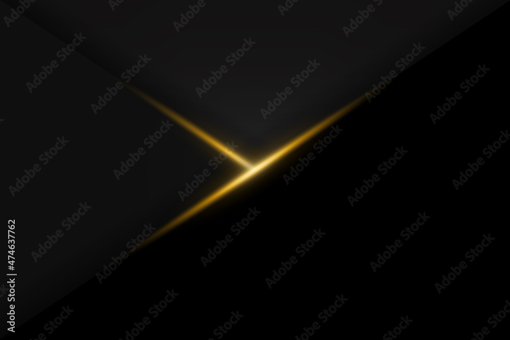 Abstract gold black background innovative technology concept pattern design