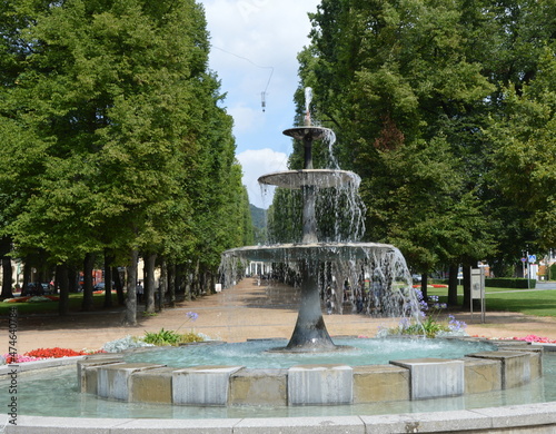 Park in der Kur Stadt Bad Pyrmont, Niedersachsen