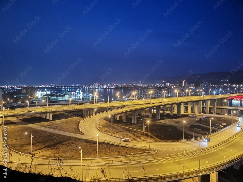 Fototapeta premium traffic on highway