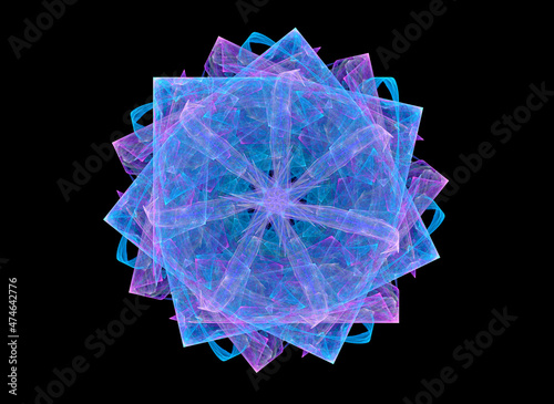 Symmetry abstract fractal