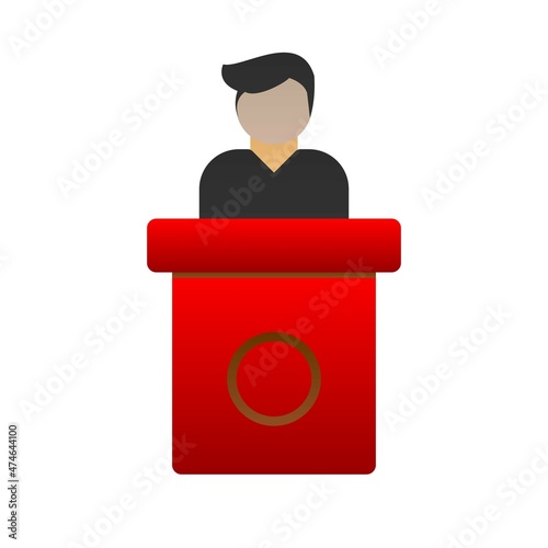 Political Flat Vector Icon Design