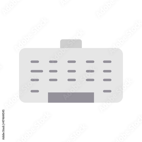 Keyboard Flat Vector Icon Design