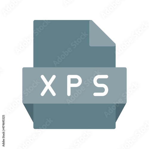 Xps Flat Vector Icon Design