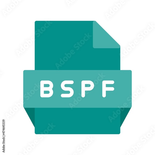 Bspf Flat Vector Icon Design photo