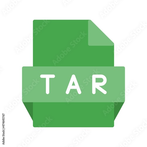 Tar Flat Vector Icon Design