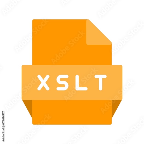 Xslt Flat Vector Icon Design photo