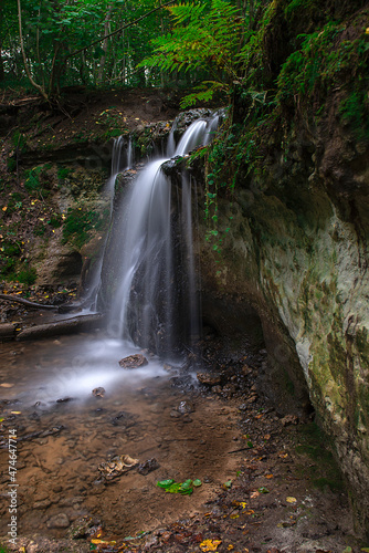 Fototapeta Naklejka Na Ścianę i Meble -  Small waterfall dauda in Gauja national park,Latvia