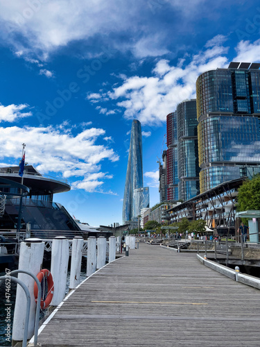 Barangaroo buildings and King Street wharf, Sydney photo