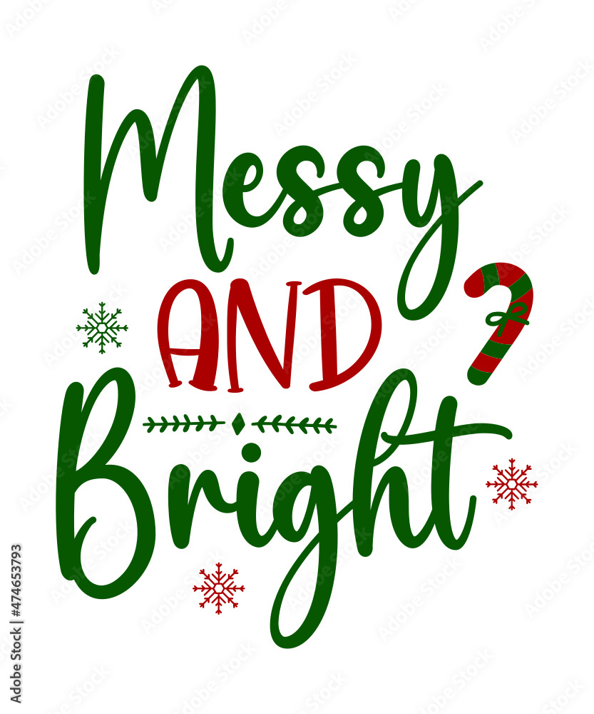 Fototapeta premium Christmas SVG Bundle, Funny Christmas Quotes, Winter svg, Santa SVG, Holiday, Merry Christmas, Christmas Shirt, Cut File Cricut