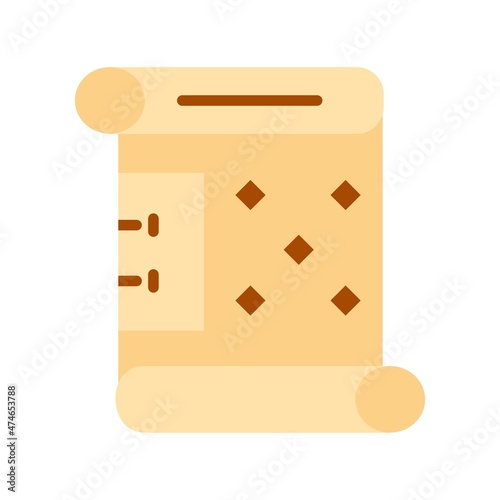  Papyrus Flat Vector Icon Design