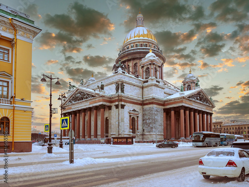 Saint Petersburg winter. Ru...