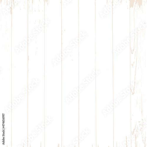 White wood background. Illustration with a texture of wood in the form of vertical boards. Vector.