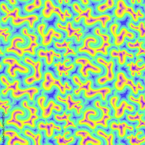Vector seamless pattern. An ornament with an abstract background. Design print for textile, fabric, wallpaper, background.