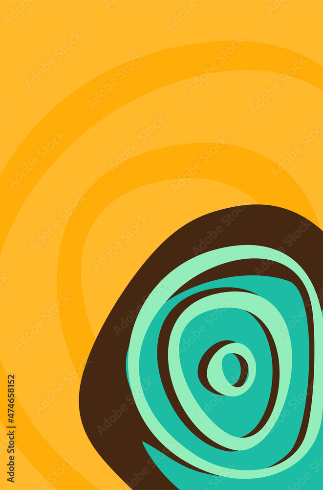 Minimalist presentation background with some waving and circle lines pattern and some copy space area Minimalist presentation background with some waving and circle lines pattern and some copy space area