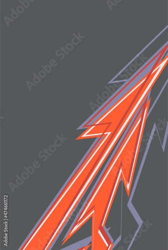 Abstract background with colorful arrow lines pattern and some copy space area