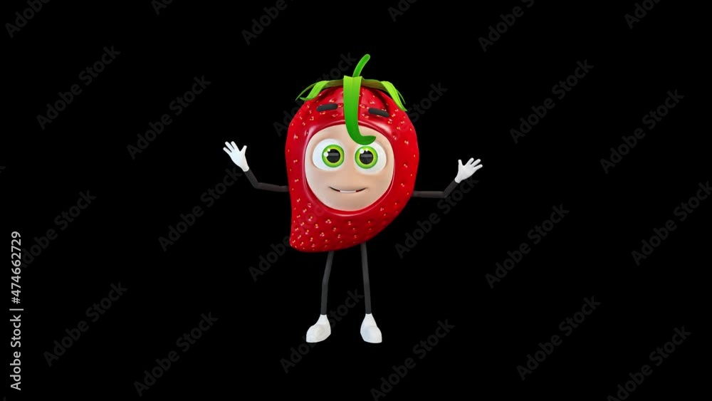 Strawberry wave greeting Strawberry wave greeting