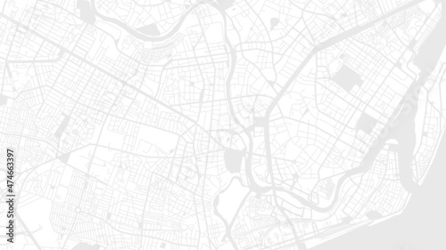 Digital web white map of madalena