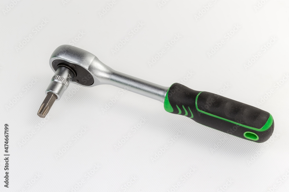 Ratchet wrench with inserted torx shape interchangeable bit Ratchet wrench with inserted torx shape interchangeable bit