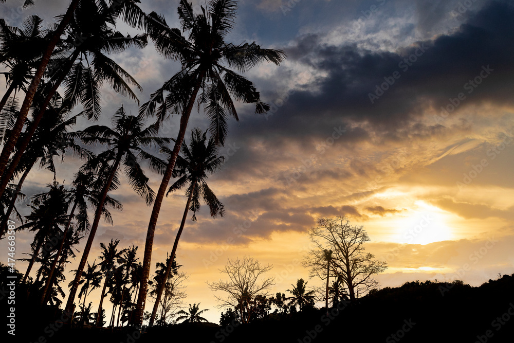 Sunset at Crystal Bay Beach, Bali