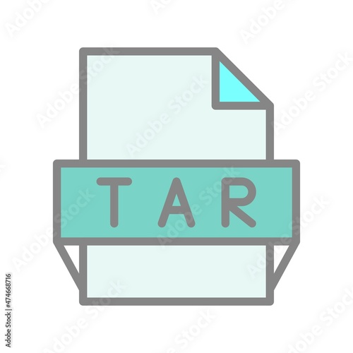 Tar Filled Light Vector Icon Design