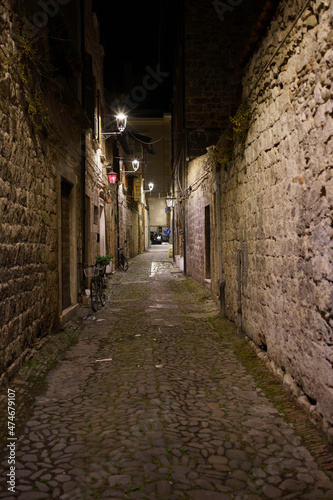 Ascoli Piceno, Marche, Italy, by night