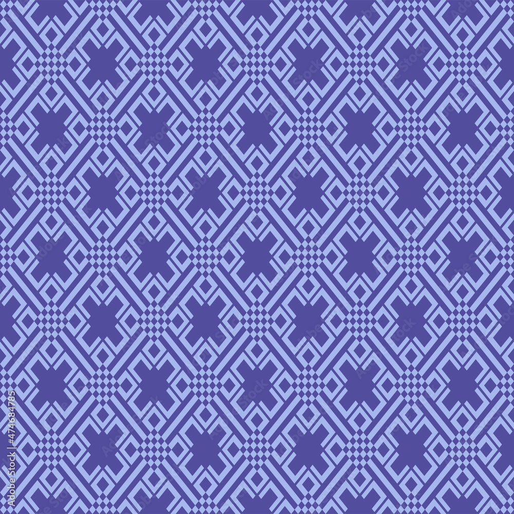 Japanese Diamond Weave Vector Seamless Pattern Japanese Diamond Weave Vector Seamless Pattern
