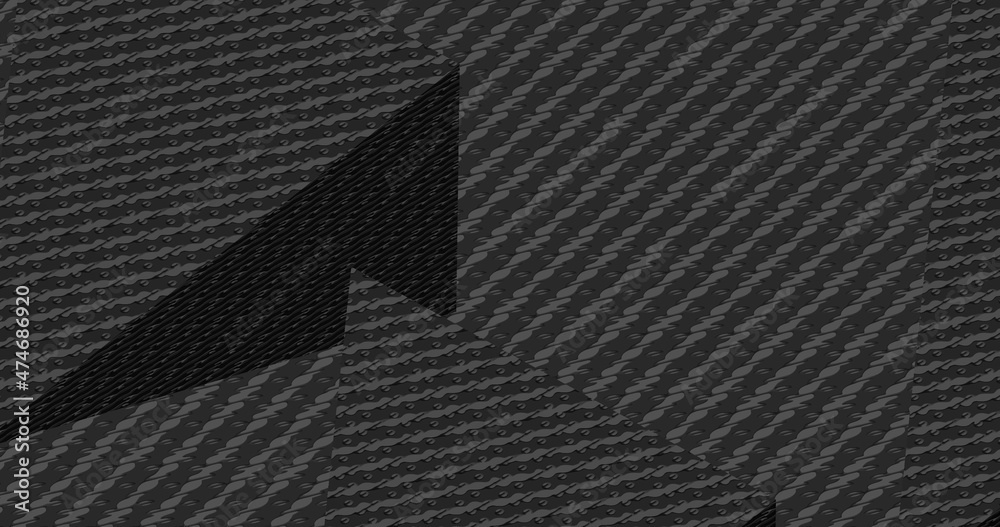 Obraz premium Render with abstract black and gray background with triangles