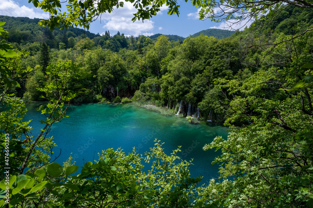 Plitvice Lakes National Park, Croatia's largest national park covering almost 30,000 hectares